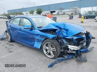 2019 BMW 4 Series 440i z VIN WBA4J5C53KBM66481, wystawiony jako IAAI lot #41788400 z przebiegiem 133 290 mil mil oraz . Historia ofert i sprzedaży dostępna na DreamBid. Obrazek 1.