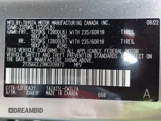 2022 Lexus NX 350 Premium с VIN 2T2GGCEZ9NC008870, выставлен на аукционе IAAI как лот 42359185 с пробегом 20 000 миль миль и . История ставок и продаж доступна на DreamBid. Изображение 9.