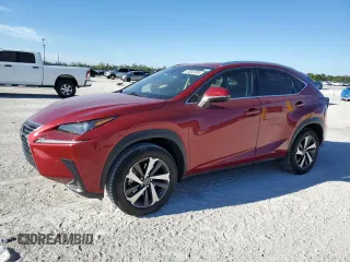 2020 Lexus NX with VIN JTJGARBZ1L5017700, listed as a Copart auction lot 50062385 with 42,054 mi miles and Salvage Title. Bid and sale history available at carsss.com. Image 1.