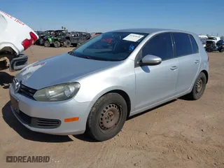 2013 Volkswagen Golf w/Conv & Sunroof with VIN WVWDB7AJ0DW116300, listed as a IAAI auction lot 41763618 with 157,813 mi miles. Bid and sale history available at carsss.com. Image 2.