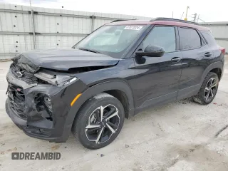 2021 Chevrolet TrailBlazer RS with VIN KL79MTSL1MB076337, listed as a Copart auction lot 47872824 with 70,239 mi miles and . Bid and sale history available at DreamBid. Image 1.