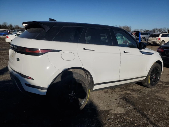2023 Land Rover Range Rover Evoque SE with VIN SALZP2FX9PH227758, listed as a Copart auction lot 42849365 with 13,117 mi miles and Salvage Title. Bid and sale history available at carsss.com. Image 3.
