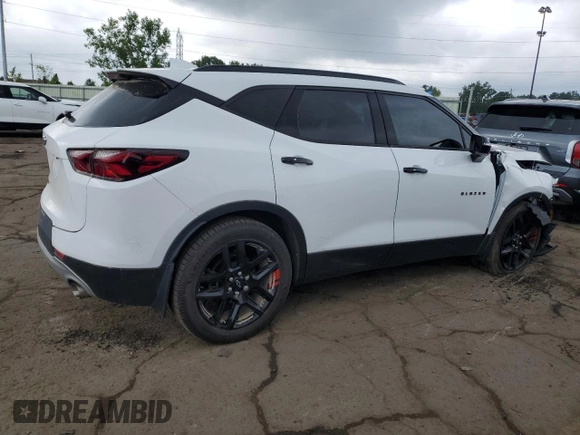 2021 Chevrolet Blazer LT z VIN 3GNKBJR4XMS529265, wystawiony jako Copart lot #63696144 z przebiegiem 76 123 mil mil oraz Szkoda całkowita • Salvage title. Historia ofert i sprzedaży dostępna na DreamBid. Obrazek 3.