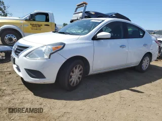 2016 Nissan Versa SV z VIN 3N1CN7AP6GL845096, wystawiony jako Copart lot #57167385 z przebiegiem 219 374 mil mil oraz Szkoda całkowita • Salvage title. Historia ofert i sprzedaży dostępna na DreamBid. Obrazek 1.