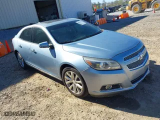 2013 Chevrolet Malibu LTZ with VIN 1G11H5SA3DU139367, listed as a IAAI auction lot 41844076 with 133,050 mi miles. Bid and sale history available at carsss.com. Image 1.