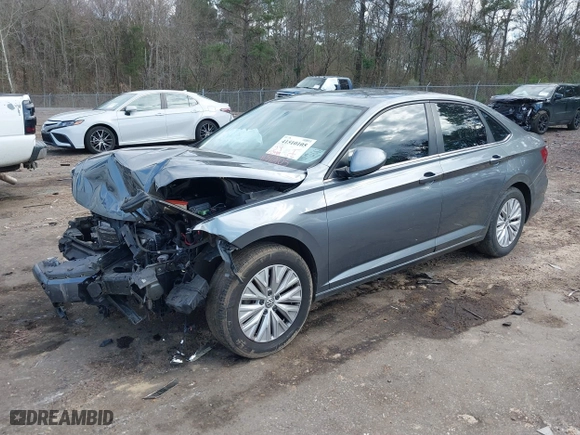 2019 Volkswagen Jetta S with VIN 3VWC57BU1KM219974, listed as a IAAI auction lot 41510105 with 153,989 mi miles. Bid and sale history available at carsss.com. Image 18.
