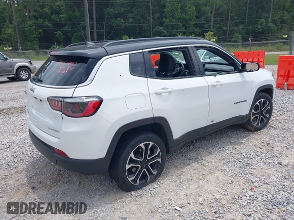 2024 Jeep Compass Limited z VIN 3C4NJDCN0RT594865, wystawiony jako IAAI lot #42731726 z przebiegiem Nie podano mil oraz . Historia ofert i sprzedaży dostępna na DreamBid. Obrazek 4.
