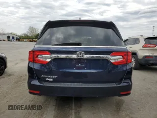2018 Honda Odyssey EX-L with VIN 5FNRL6H72JB092475, listed as a Copart auction lot 53069805 with 54,645 mi miles and Salvage Title. Bid and sale history available at carsss.com. Image 6.