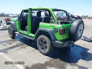 2019 Jeep Wrangler Unlimited Sport S с VIN 1C4HJXDN0KW670114, выставлен на аукционе IAAI как лот 42371823 с пробегом Не указан миль и . История ставок и продаж доступна на DreamBid. Изображение 3.
