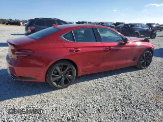 2023 Genesis G70 3.3T with VIN KMTG54TE4PU113825, listed as a Copart auction lot 83207564 with 10,123 mi miles and Salvage Title. Bid and sale history available at DreamBid. Image 3.