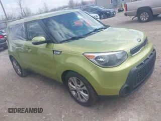 2014 Kia Soul + with VIN KNDJP3A52E7041398, listed as a IAAI auction lot 41932836 with 175,557 mi miles. Bid and sale history available at carsss.com. Image 1.