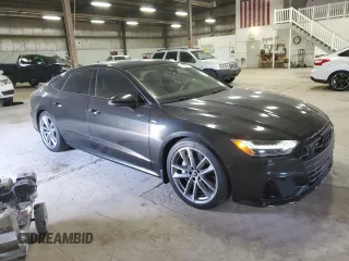 2021 Audi A7 Premium Plus with VIN WAUU2AF21MN055508, listed as a Copart auction lot 56713805 with 60,480 mi miles and Salvage title. Bid and sale history available at DreamBid. Image 4.