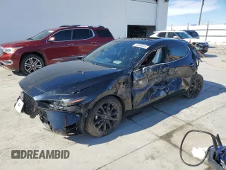 2019 Mazda Mazda3 Hatchback w/Premium Pkg with VIN JM1BPBNM8K1125417, listed as a Copart auction lot 46644545 with 0 mi miles and Salvage Title. Bid and sale history available at carsss.com. Image 1.