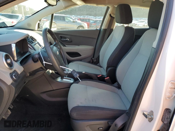 2016 Chevrolet Trax LS with VIN 3GNCJNSB4GL255454, listed as a Copart auction lot 83700934 with 67,092 mi miles and Salvage Title. Bid and sale history available at carsss.com. Image 7.