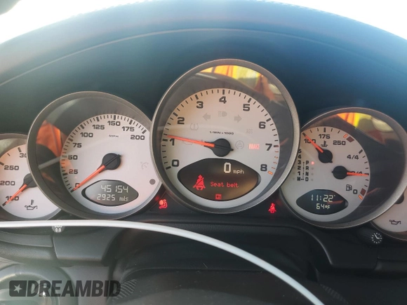 2008 Porsche 911 4S with VIN WP0BB29958S755466, listed as a Copart auction lot 81375074 with 45,154 mi miles and Salvage Title. Bid and sale history available at carsss.com. Image 9.