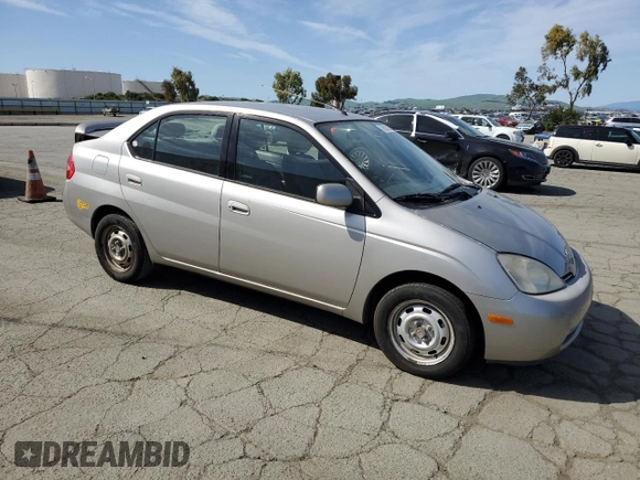 2001 Toyota Prius with VIN JT2BK12U310009326, listed as a Copart auction lot 52003335 with 142,845 mi miles and Salvage Title. Bid and sale history available at carsss.com. Image 4.