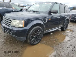 2008 Land Rover Range Rover Sport HSE z VIN SALSK25488A188016, wystawiony jako Copart lot #48148545 z przebiegiem 111 489 mil mil oraz Szkoda całkowita • Salvage title. Historia ofert i sprzedaży dostępna na DreamBid. Obrazek 1.