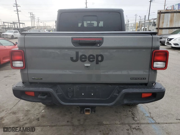 2021 Jeep Gladiator Texas Trail with VIN 1C6JJTAM7ML558492, listed as a Copart auction lot 86909804 with 38,171 mi miles and Salvage Title. Bid and sale history available at carsss.com. Image 6.