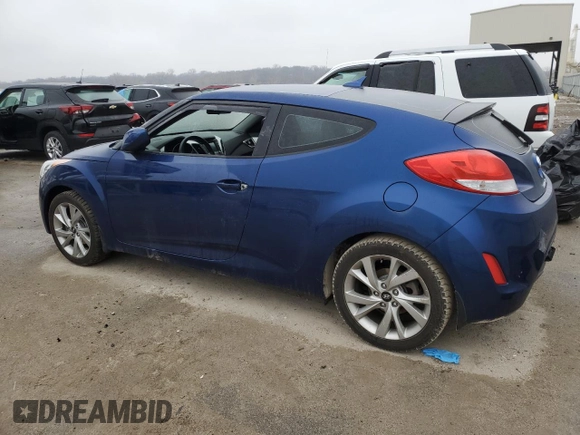 2016 Hyundai Veloster z VIN KMHTC6AD6GU304196, wystawiony jako Copart lot #43694185 z przebiegiem 63 516 mil mil oraz Szkoda całkowita • Salvage title. Historia ofert i sprzedaży dostępna na DreamBid. Obrazek 2.