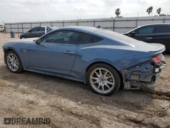 2024 Ford Mustang GT with VIN 1FA6P8CF0R5414891, listed as a Copart auction lot 54930515 with 16,663 mi miles and Salvage title. Bid and sale history available at DreamBid. Image 2.