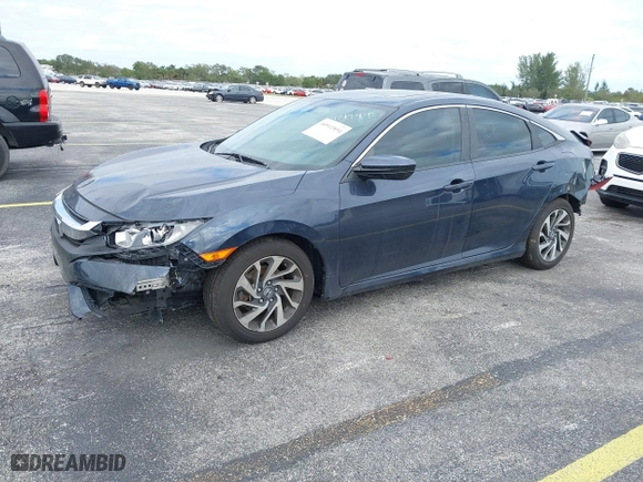 2017 Honda Civic Sedan EX with VIN 19XFC2F70HE020219, listed as a IAAI auction lot 40911894 with 85,538 mi miles. Bid and sale history available at carsss.com. Image 20.