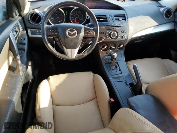 2012 Mazda 3 i Grand Touring with VIN JM1BL1W70C1668888, listed as a Copart auction lot 71848794 with 134,497 mi miles and Salvage Title. Bid and sale history available at carsss.com. Image 8.