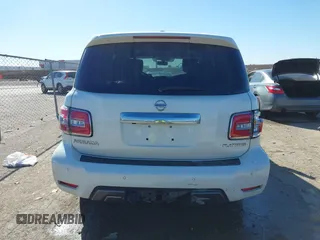 2020 Nissan Armada Platinum with VIN JN8AY2NF2L9361725, listed as a IAAI auction lot 41402106 with Not Provided miles. Bid and sale history available at carsss.com. Image 16.
