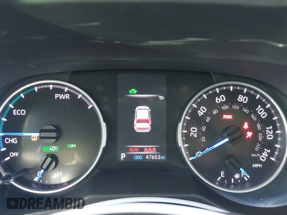 2022 Toyota RAV4 Hybrid XLE with VIN 4T3RWRFV6NU061336, listed as a IAAI auction lot 42518747 with 47,653 mi miles and . Bid and sale history available at DreamBid. Image 7.