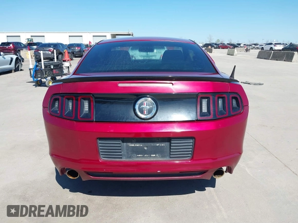 2014 Ford Mustang V6 with VIN 1ZVBP8AM3E5331909, listed as a IAAI auction lot 41843849 with 141,514 mi miles. Bid and sale history available at carsss.com. Image 16.