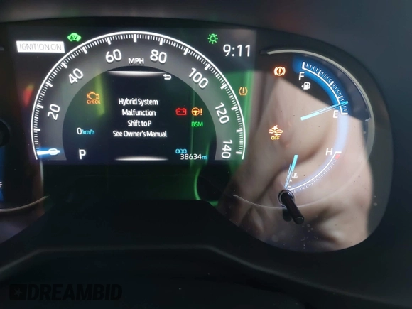 2023 Toyota RAV4 Hybrid XLE с VIN 4T3RWRFV4PU096489, выставлен на аукционе IAAI как лот 42587445 с пробегом 38 634 миль миль и . История ставок и продаж доступна на DreamBid. Изображение 15.