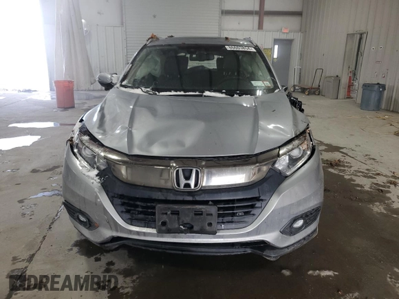 2022 Honda HR-V EX-L with VIN 3CZRU6H72NM719622, listed as a Copart auction lot 86603854 with 37,368 mi miles and Salvage Title. Bid and sale history available at carsss.com. Image 5.