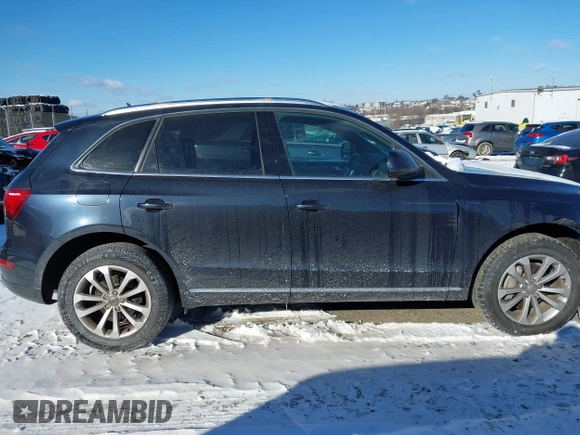 2014 Audi Q5 Premium Plus with VIN WA1LFAFP9EA115682, listed as a IAAI auction lot 41260091 with 145,744 mi miles. Bid and sale history available at carsss.com. Image 12.