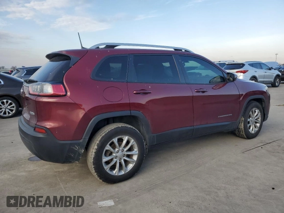 2020 Jeep Cherokee Latitude with VIN 1C4PJLCB6LD643041, listed as a Copart auction lot 45290705 with 73,337 mi miles and Salvage title. Bid and sale history available at DreamBid. Image 3.