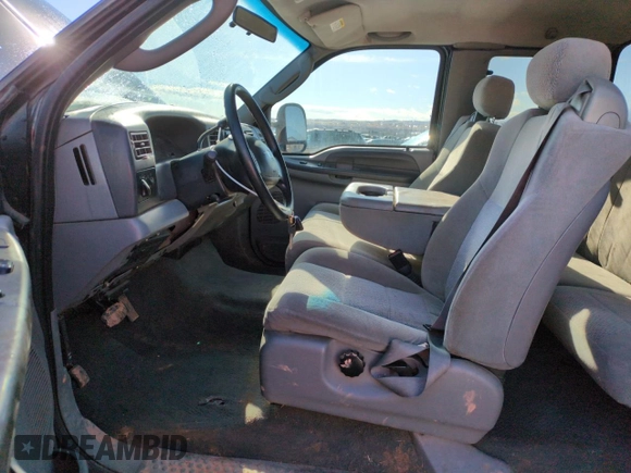 2003 Ford Super Duty F-250 XL with VIN 1FTNX21P03ED15381, listed as a Copart auction lot 44331695 with 140,802 mi miles and Salvage Title. Bid and sale history available at carsss.com. Image 7.