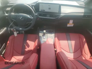 2024 Lexus UX with VIN JTHUCJDH3S2001180, listed as a Copart auction lot 67561984 with 9,968 mi miles and Salvage Title. Bid and sale history available at carsss.com. Image 8.