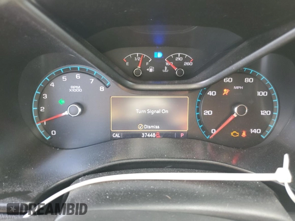 2022 GMC Canyon 4WD Denali with VIN 1GTG6EEN1N1130725, listed as a Copart auction lot 74003444 with 37,448 mi miles and Salvage Title. Bid and sale history available at carsss.com. Image 9.