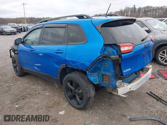 2018 Jeep Cherokee Latitude Tech Connect z VIN 1C4PJLCB0JD595520, wystawiony jako IAAI lot #42020413 z przebiegiem 79 910 mil mil oraz . Historia ofert i sprzedaży dostępna na DreamBid. Obrazek 3.
