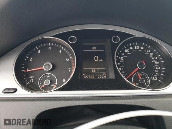 2016 Volkswagen CC Sport with VIN WVWBP7AN8GE503263, listed as a Copart auction lot 73298454 with 127,590 mi miles and Salvage Title. Bid and sale history available at carsss.com. Image 9.
