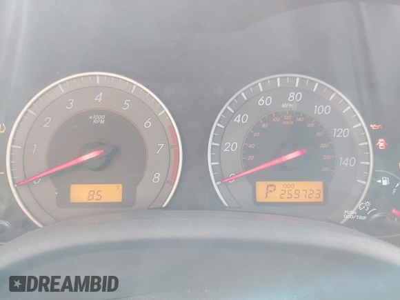 2010 Toyota Corolla с VIN 2T1BU4EE0AC427422, выставлен на аукционе IAAI как лот 42362080 с пробегом 259 723 миль миль и . История ставок и продаж доступна на DreamBid. Изображение 7.