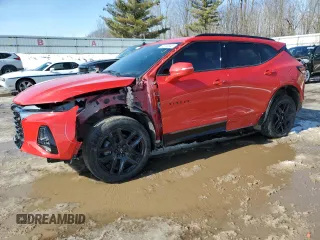 2020 Chevrolet Blazer RS z VIN 3GNKBKRS8LS538923, wystawiony jako Copart lot #46149945 z przebiegiem 50 531 mil mil oraz Szkoda całkowita • Salvage title. Historia ofert i sprzedaży dostępna na DreamBid. Obrazek 1.