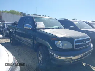 2001 Toyota Tundra SR5 with VIN 5TBRT34121S189972, listed as a IAAI auction lot 42038814 with 181,955 mi miles. Bid and sale history available at carsss.com. Image 1.