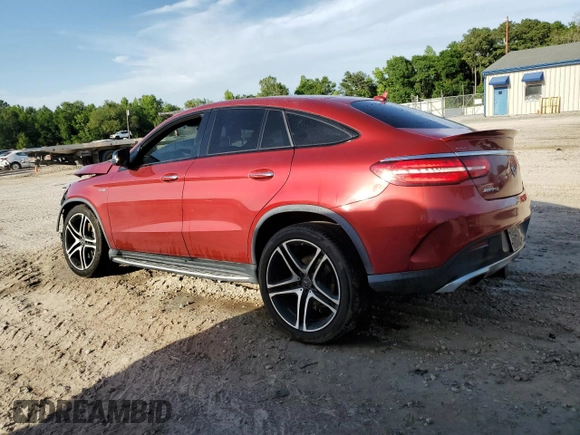2017 Mercedes-Benz GLE 43 AMG with VIN 4JGED6EB4HA056788, listed as a Copart auction lot 56858045 with Not provided miles and Salvage title. Bid and sale history available at DreamBid. Image 2.
