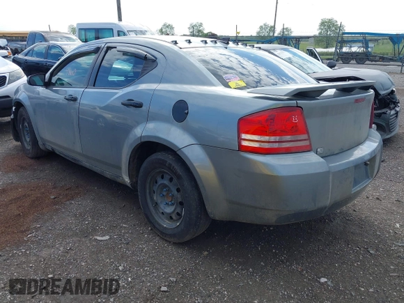 2009 Dodge Avenger SE with VIN 1B3LC46B49N572162, listed as a IAAI auction lot 42164860 with 247,300 mi miles and . Bid and sale history available at carsss.com. Image 3.