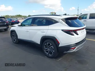 2025 Hyundai Tucson with VIN 3KMJE3DE0SE016672, listed as a IAAI auction lot 42513679 with 3,726 mi miles and . Bid and sale history available at DreamBid. Image 3.