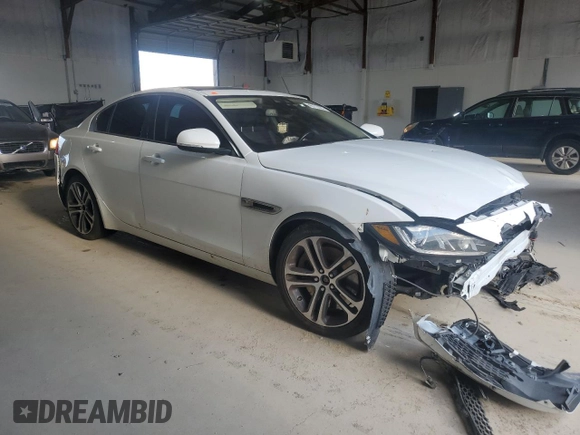 2017 Jaguar XE 35t Premium with VIN SAJAJ4BV3HA960843, listed as a Copart auction lot 46772895 with 0 mi miles and Salvage Title. Bid and sale history available at carsss.com. Image 4.