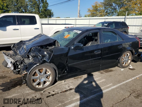 2006 Cadillac CTS with VIN 1G6DP577560194372, listed as a Copart auction lot 75014874 with 0 mi miles and Salvage Title. Bid and sale history available at carsss.com. Image 1.