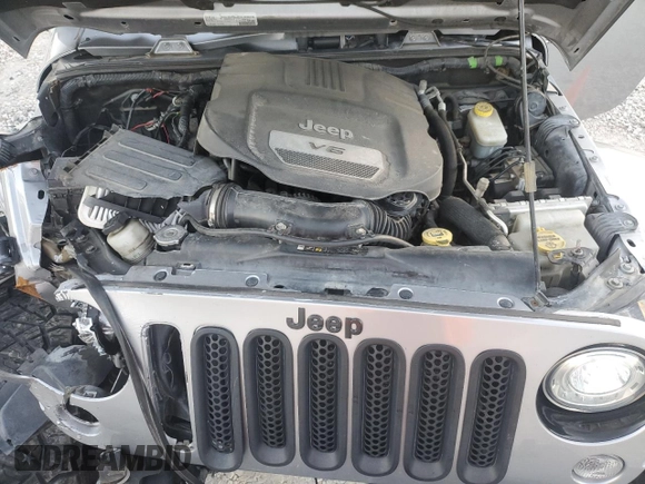 2017 Jeep Wrangler Unlimited Sahara with VIN 1C4HJWEG8HL697341, listed as a Copart auction lot 81313424 with 118,693 mi miles and Salvage title. Bid and sale history available at DreamBid. Image 11.