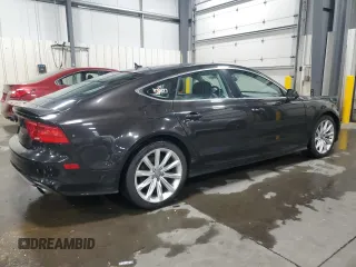 2013 Audi A7 Prestige with VIN WAU2GAFC0DN154192, listed as a Copart auction lot 52795815 with 114,947 mi miles and Salvage title. Bid and sale history available at DreamBid. Image 3.