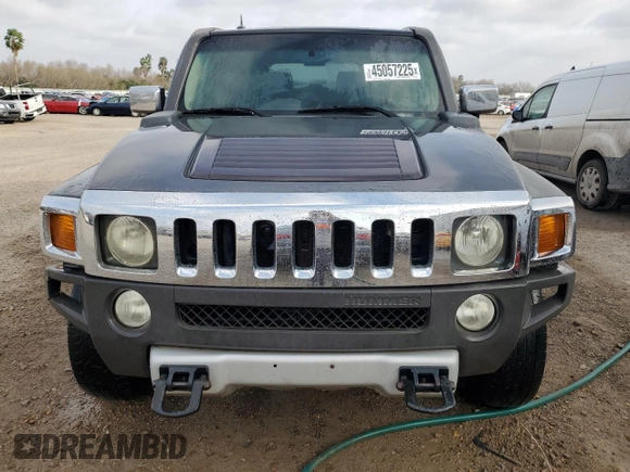 2008 Hummer H3 SUV Luxury with VIN 5GTEN13E388108462, listed as a Copart auction lot 45057225 with 240,946 mi miles and Clean Title. Bid and sale history available at carsss.com. Image 5.
