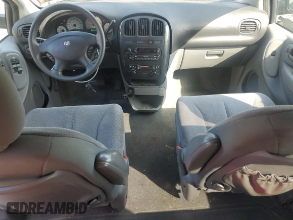 2005 Dodge Caravan SXT with VIN 1D4GP45R75B433581, listed as a Copart auction lot 66086095 with 98,096 mi miles and Salvage title. Bid and sale history available at DreamBid. Image 8.